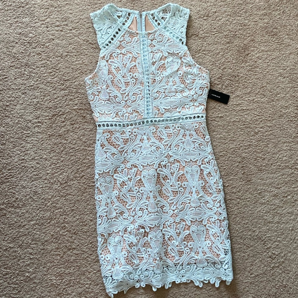 Lulu Blue Lace Dress